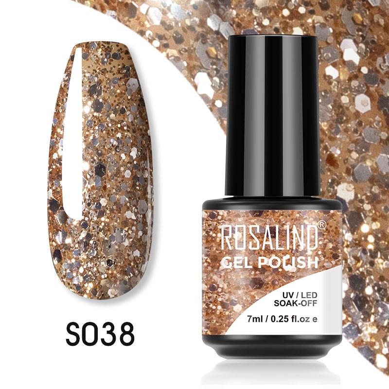 Rosalind 7ML 40 Colors Soak Off Starter Vernis Pure Gel Nail Polish