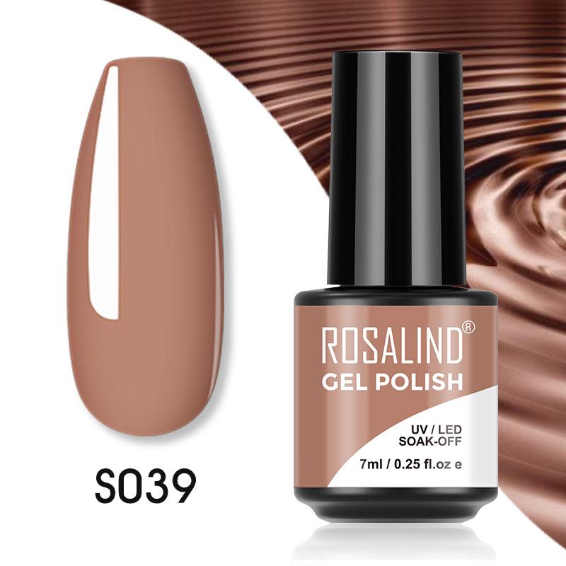 Rosalind 7ML 40 Colors Soak Off Starter Vernis Pure Gel Nail Polish