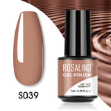 Rosalind 7ML 40 Colors Soak Off Starter Vernis Pure Gel Nail Polish