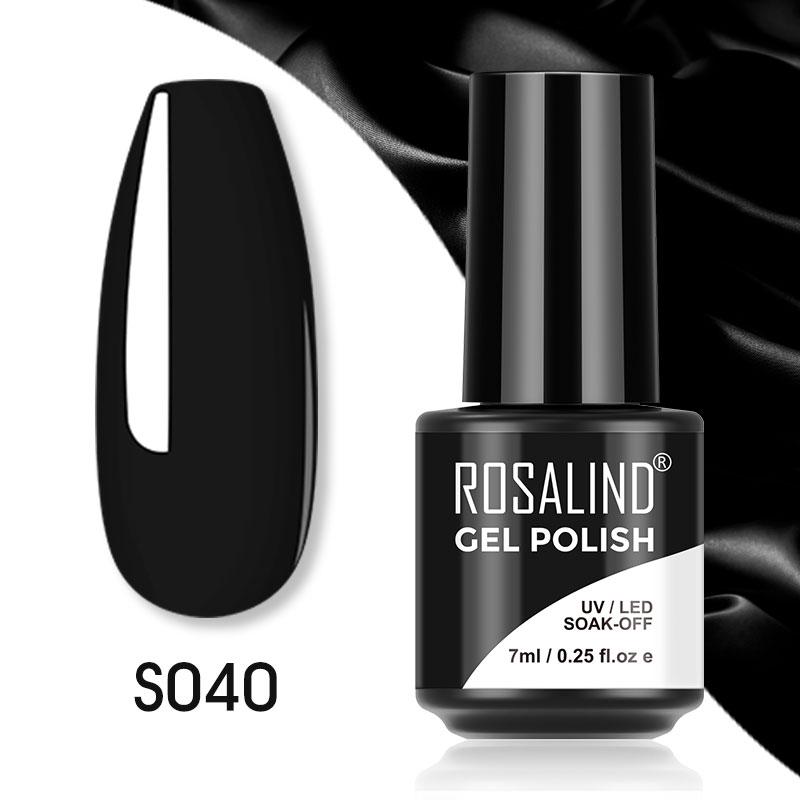 Rosalind 7ML 40 Colors Soak Off Starter Vernis Pure Gel Nail Polish