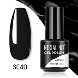 Rosalind 7ML 40 Colors Soak Off Starter Vernis Pure Gel Nail Polish