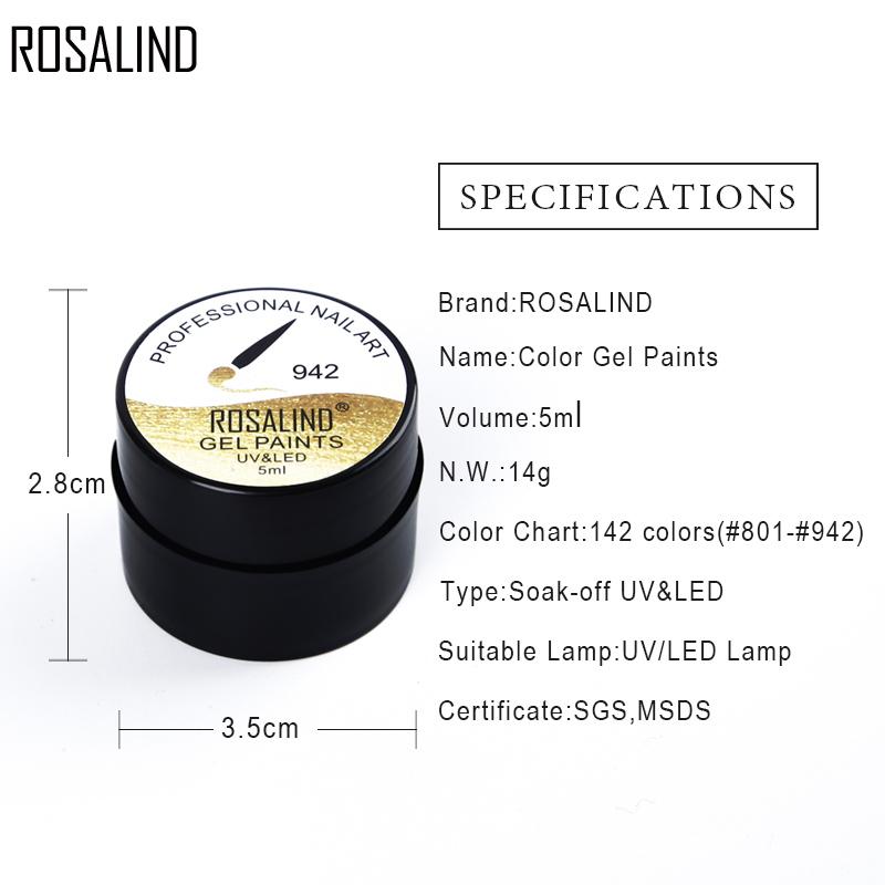 Rosalind Rosalind 5ML Painting UV Nail Gel Art Design