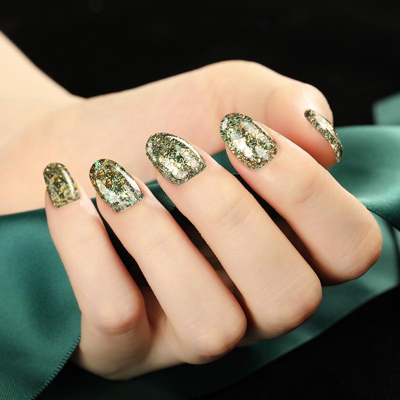 Rosalind Rosalind Shiny Diamond Nail Gel 8 Colors 5ML Gliter Nail Polish