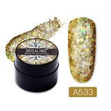 Rosalind Rosalind Shiny Diamond Nail Gel 8 Colors 5ML Gliter Nail Polish