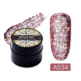 Rosalind Rosalind Shiny Diamond Nail Gel 8 Colors 5ML Gliter Nail Polish