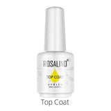 Rosalind 15ml White Bottle 2PCS/Set Top & Base Coat Vernis