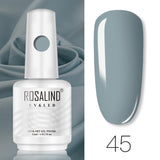 ROSALIND 15ml Soak Off Gel Polish Bright For Nail Art Design LED/UV Lamp