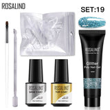 ROSALIND 15ML Poly Nail Gel Kit For Building Semi Permanent Nail Extension Gel All For Manicure Professional Nail Art Set Of Tools