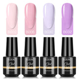 Mini 5ml Nail Polish Gel 2/4/5/6/8PCS Set SLA