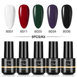 Mini 5ml Nail Polish Gel 2/4/5/6/8PCS Set SLA