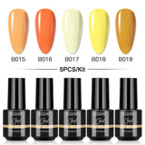 Mini 5ml Nail Polish Gel 2/4/5/6/8PCS Set SLA