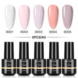 Mini 5ml Nail Polish Gel 2/4/5/6/8PCS Set SLA