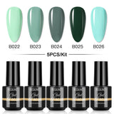 Mini 5ml Nail Polish Gel 2/4/5/6/8PCS Set SLA