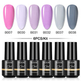 Mini 5ml Nail Polish Gel 2/4/5/6/8PCS Set SLA