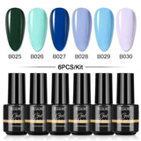 Mini 5ml Nail Polish Gel 2/4/5/6/8PCS Set SLA