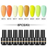 Mini 5ml Nail Polish Gel 2/4/5/6/8PCS Set SLA