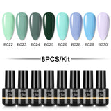 Mini 5ml Nail Polish Gel 2/4/5/6/8PCS Set SLA