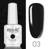 ROSALIND 58 colors 15ml Soak Off Gel Polish Bright For Nail Art Design LED/UV Lamp