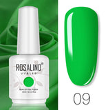 ROSALIND 58 colors 15ml Soak Off Gel Polish Bright For Nail Art Design LED/UV Lamp