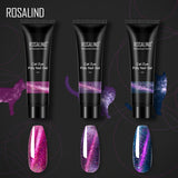 Rosalind Soft Cat Eye Poly Single Nail Gel 15ML 3 Fashion Colors Quick Builder Extension