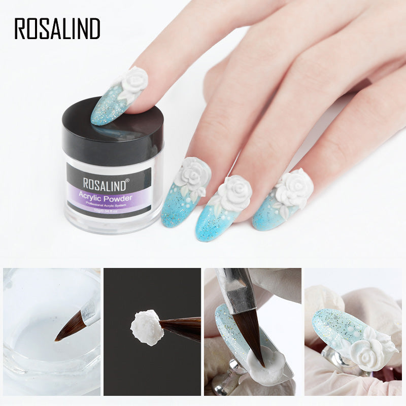 Rosalind Nail Acrilico Polvere 30g Professione Colorata Acrilico Polvere