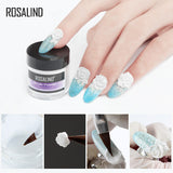 Polvo acrílico de uñas rosalind 30g profesión polvo acrílico de color