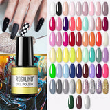 ROSALIND Mini Set 24PCS Soak Off Gel Polish Bright For Nail Art Design LED/UV Lamp