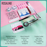 ROSALIND Nail Manicure Basic Tool Kit Nail Tools Kit For Nail Beauty Decorations Brush Dot