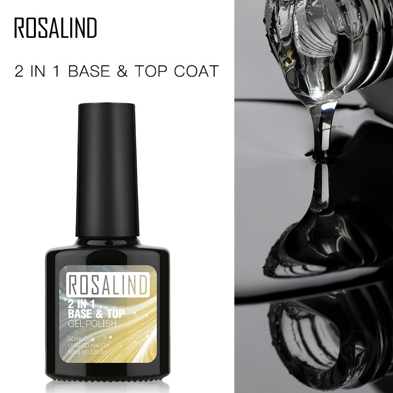 Rosalind 15ML Soak-Off Magic Remover Nail Gel Base Top Coat - RHRJ01