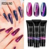Rosalind Soft Cat Eye Poly Single Nail Gel 15ML 3 Fashion Colors Quick Builder Extension