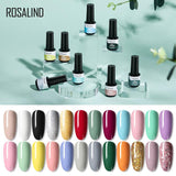 ROSALIND 2PCS/Set Soak Off Gel Polish Bright For Nail Art Design LED/UV Lamp SKU FA24