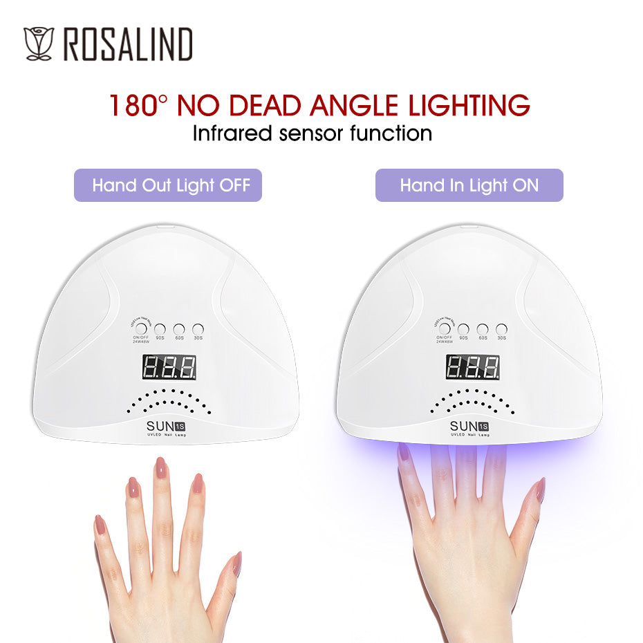 ROSALIND Professional Manicure Set Gel Polish Set For Nail Art Design LED/UV Lamp