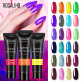 ROSALIND 15ml Poly Nail Gel 24 Hot Sale Fashion Colors Quick Builder Extension