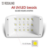 ROSALIND 18 LED Bulbs UV/LED 36W Nail Lamp For Show Off Your Finger Charm