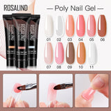 ROSALIND 15ml Poly Nail Gel 11 Hot Sale Fashion Colors Quick Builder Extension