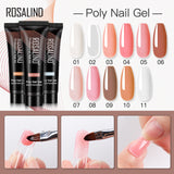 ROSALIND 15ml Poly Nail Gel 11 Hot Sale Fashion Colors Quick Builder Extension