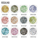 Rosalind 0.5g Colorful Glitter Sequins Chrome Nail Powder