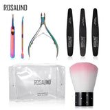 8Pcs Cuticle Nippers Pusher Nail File Manicura Strumenti Set