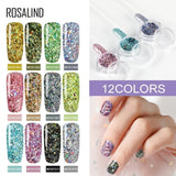 0.5g Mirror Colorful Chrome Nail Polvere