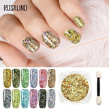 0.5g Mirror Colorful Chrome Nail Polvere