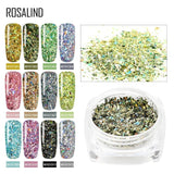 0.5g Mirror Colorful Chrome Nail Polvere