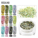 0.5g Mirror Colorful Chrome Nail Polvere