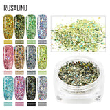 0.5g Mirror Colorful Chrome Nail Polvere