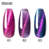 Rosalind Soft Cat Eye Poly Single Nail Gel 15ML 3 Fashion Colors Quick Builder Extension