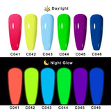 ROSALIND 15ml Soak Off Neon Luminous Gel Polish Bright For Nail Art Design LED/UV Lamp