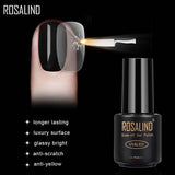 ROSALIND Tempered Top Coat Gel Polish Bright For Nail Art Design LED/UV Lamp