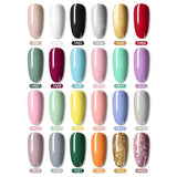 ROSALIND 2PCS/Set Soak Off Gel Polish Bright For Nail Art Design LED/UV Lamp SKU FA24