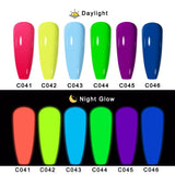 ROSALIND 15ml Soak Off Neon Luminous Gel Polish Bright For Nail Art Design LED/UV Lamp