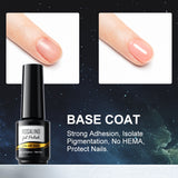 ROSALIND 7ML Gel Polish Essential Top & Base Coat Bright For Nail Art Design LED/UV Lamp