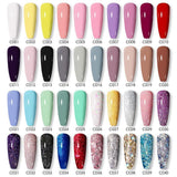 ROSALIND Gel Nail Polish 10Pcs/Set For Manicure Nails Art UV Gel Need Base Top Coat Vernis Semi permanent Nail Polish 15ML